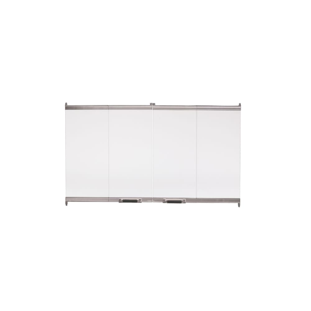 67424MON Vermont Castings Original Bi-Fold Glass Doors with trim (Stainless Steel) for 36