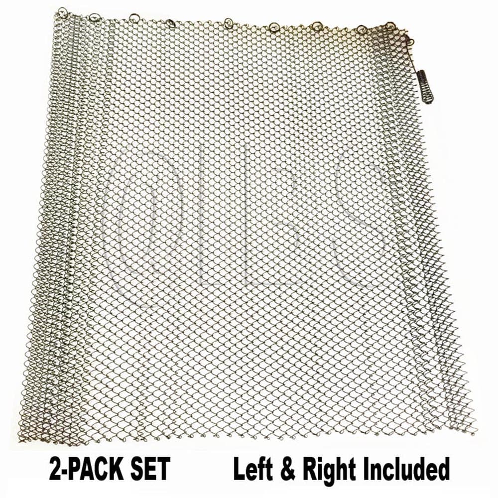 61D0001 Vermont Castings Fire Screen Mesh w/pull 2-PACK SET