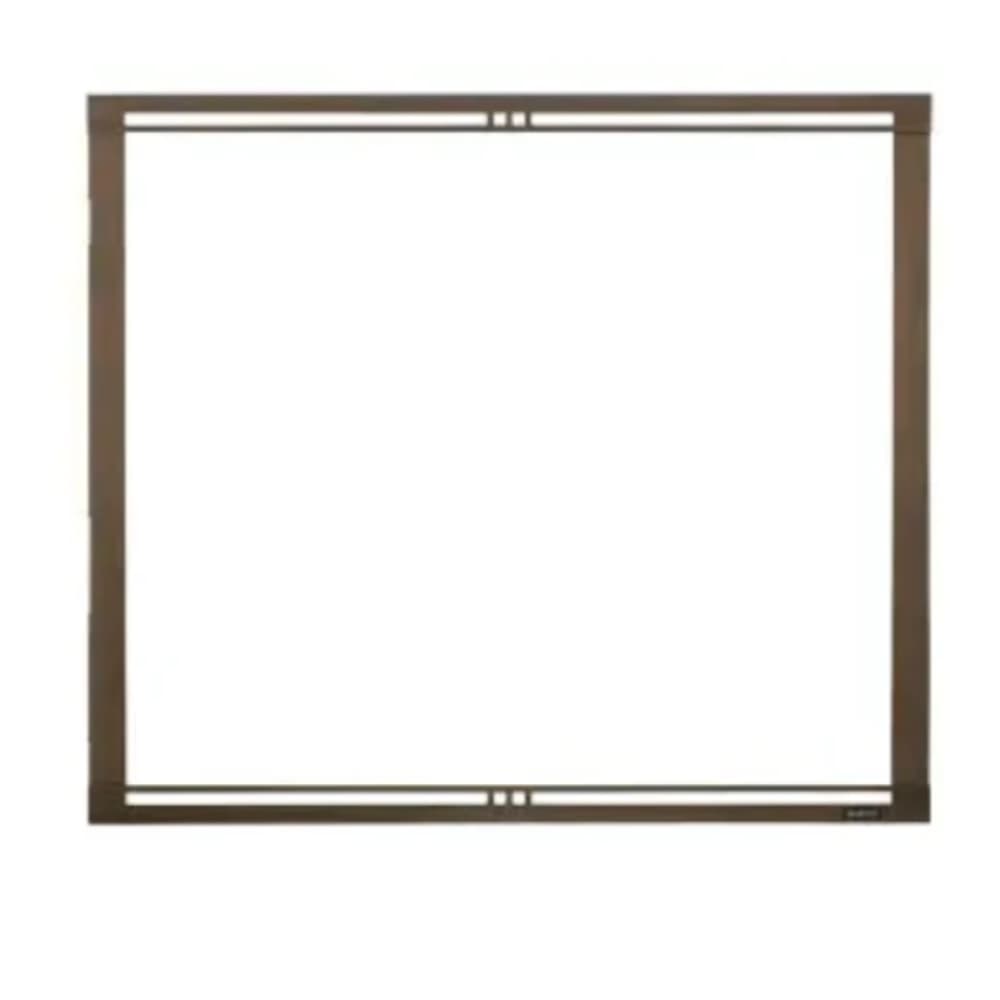 90889MON Firescreen Front 42St Black
