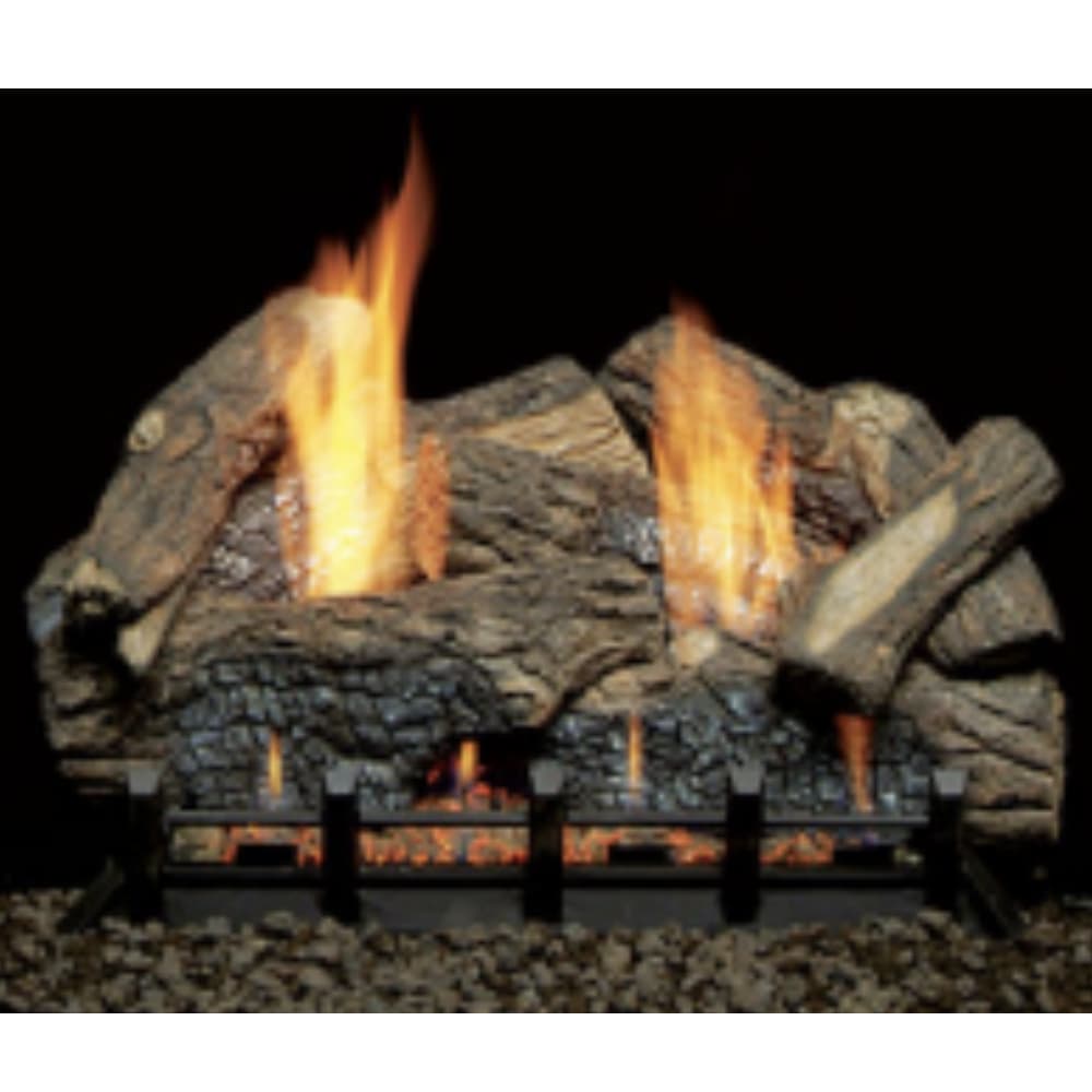 HO24-R Vermont Castings Majestic 24 Refractory 7-Pc Highland Oak Log