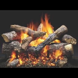 GO324 Heat & Glo 24" Grand Oak Log Set 11Pcs, 3 Tier