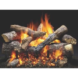 GO318 Heat & Glo 3 Tier Grand Oak 18" Gas Log Set