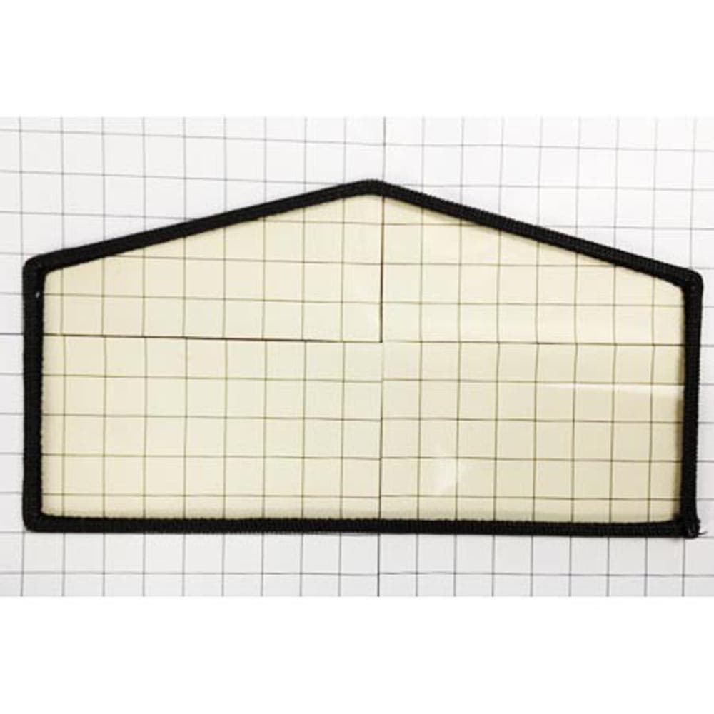 VP00036 Vermont Castings Roped Glass 16 7/8 W X 6 5/8 L Ends X 8 7/8 L Ctr