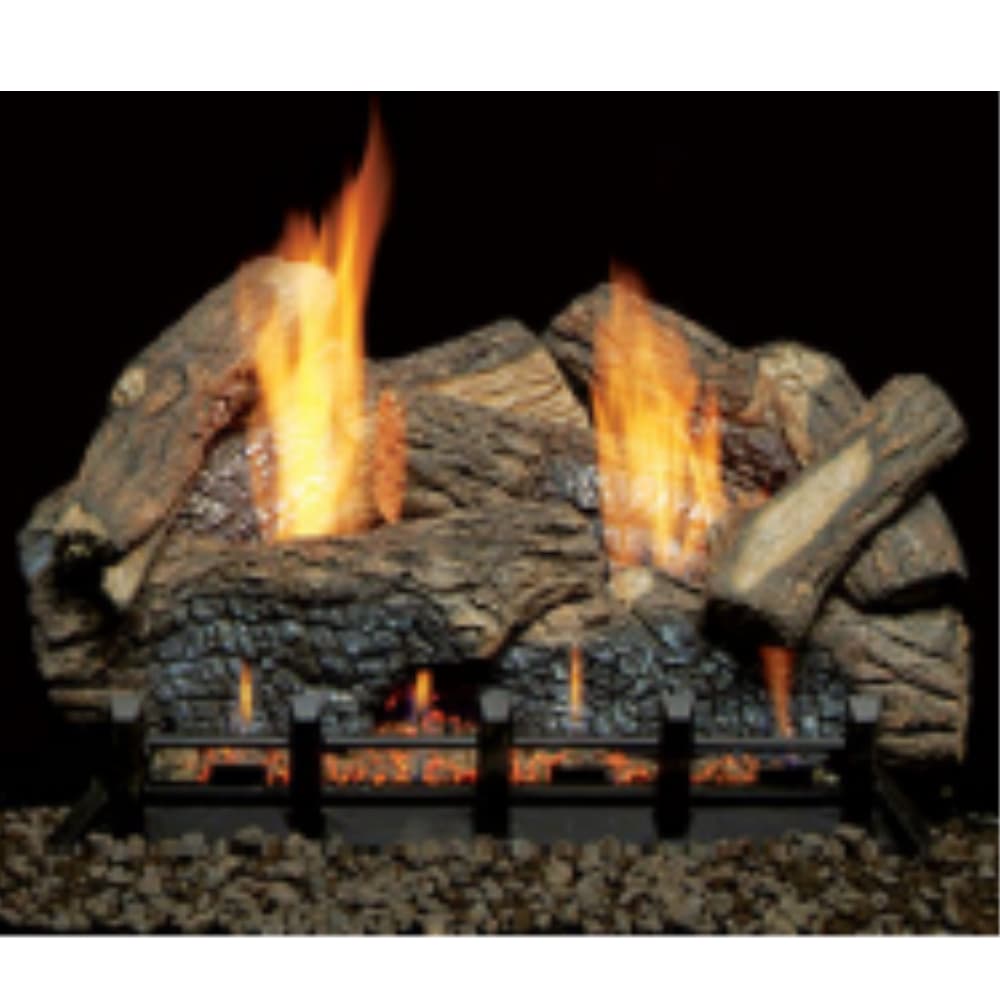 36298MON Vermont Castings Majestic 18 Refractory 7-Pc Highland Oak Log