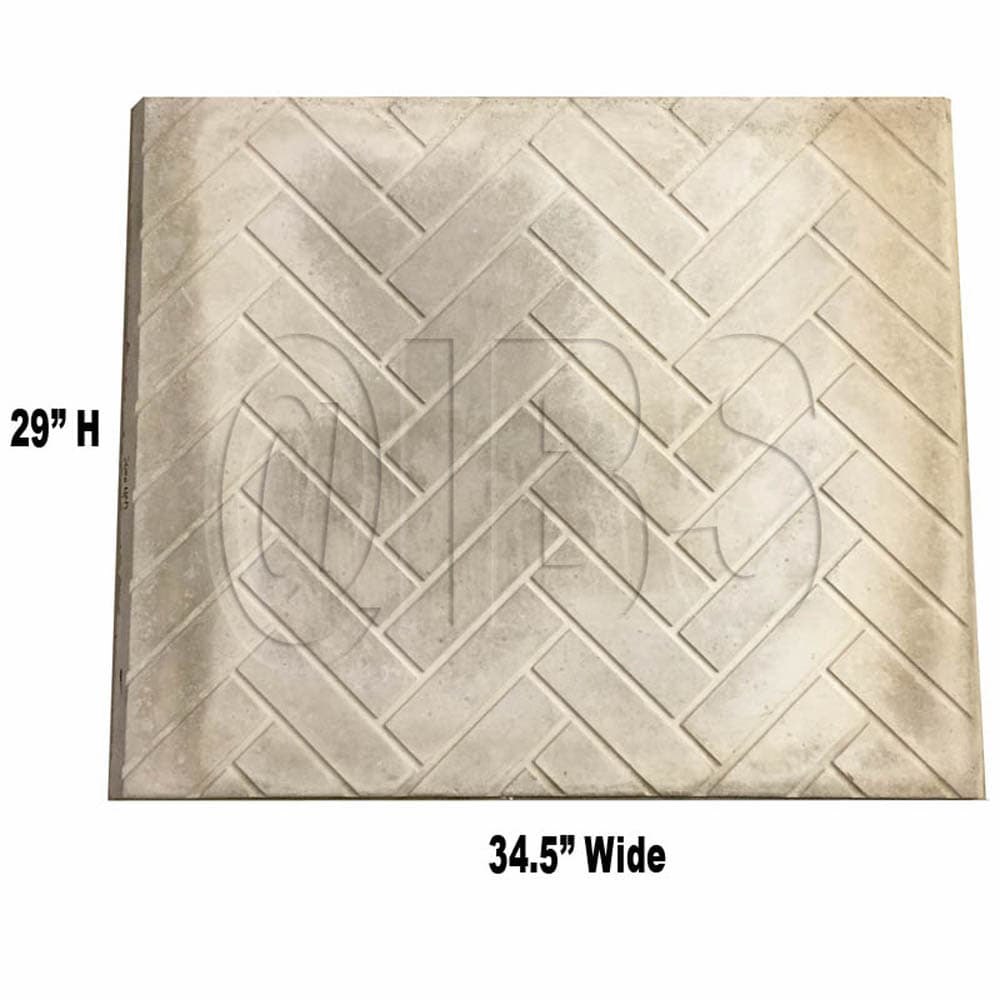 20004147 Vermont Castings Shr48 Back Brick Herringbone