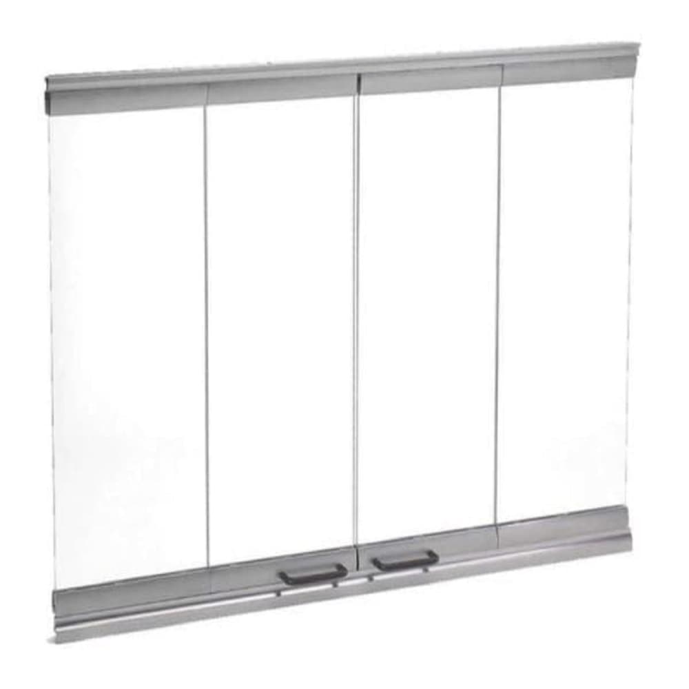67425MON Vermont Castings Original Bi-Fold Glass Doors with Trim (Stainless Steel) for BE36