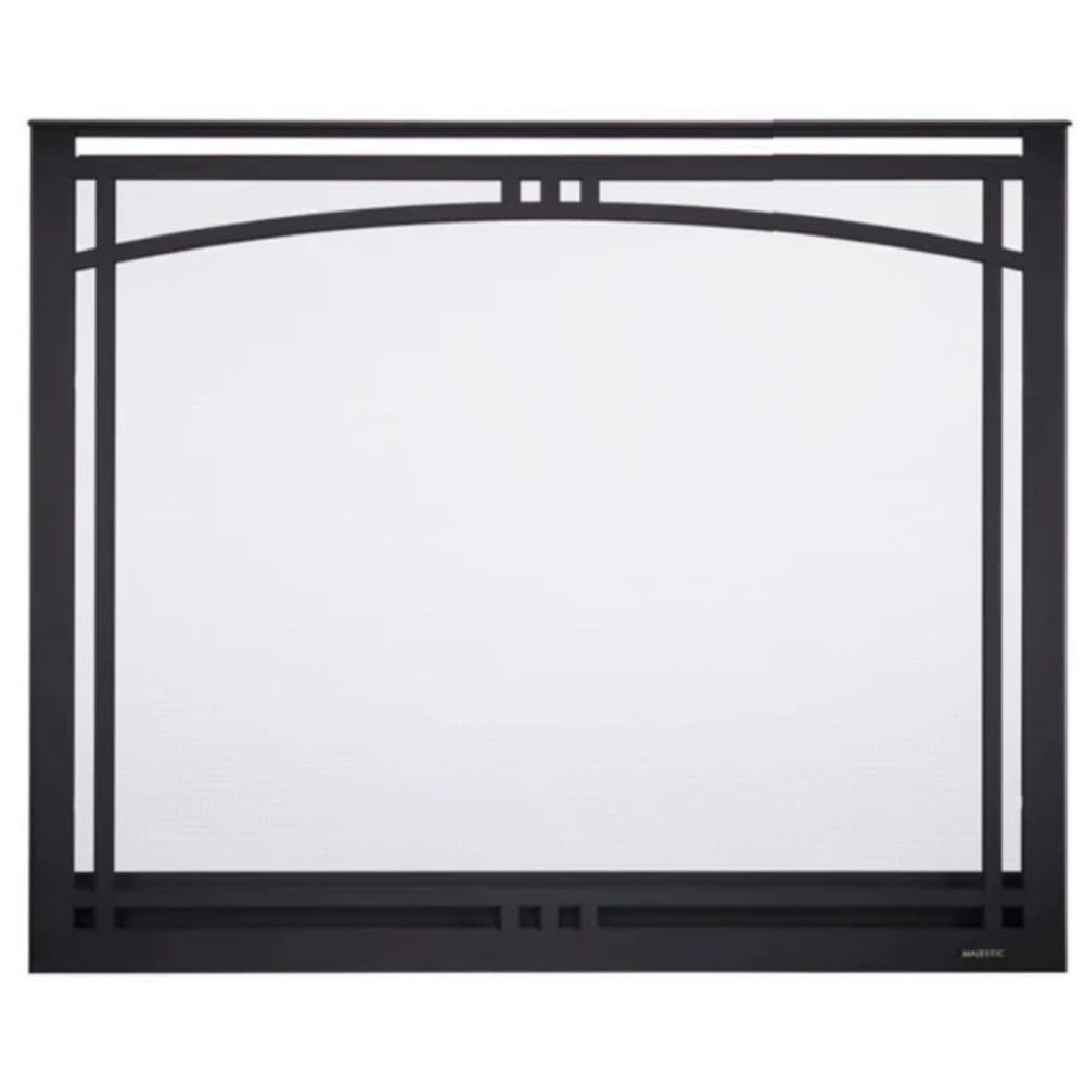 90897MON Manor Arched Overlap Fit Front With Clearvue Mesh New Bronze