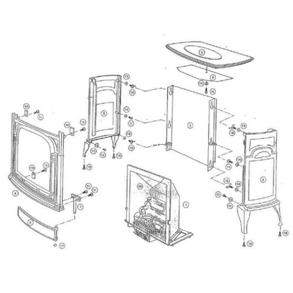 VF25 Stardance 0002640 / 2641 / 2093 / 2094 Vermont Castings Gas Vent